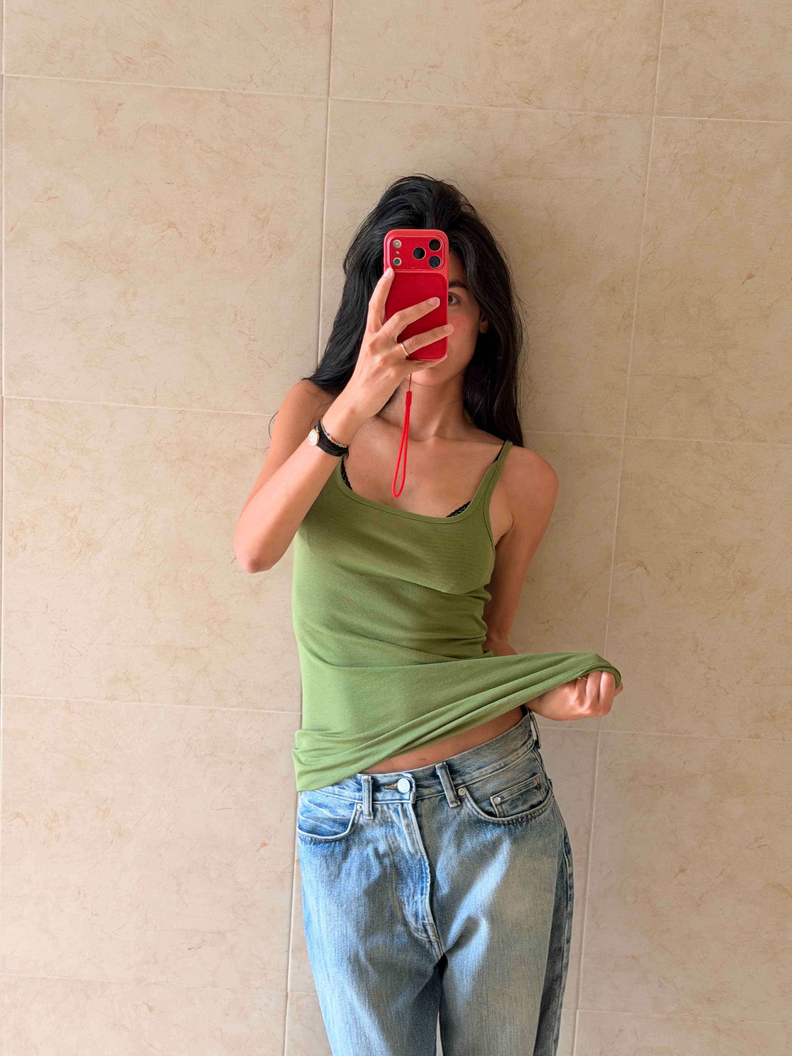 TONI TANK OLIVE