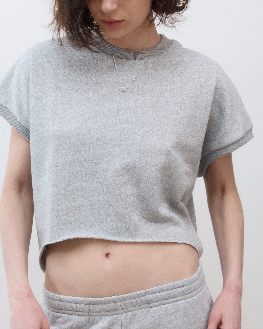 ROZA TOP AMERICAN GREY
