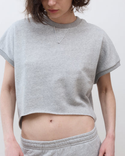 ROZA TOP AMERICAN GREY