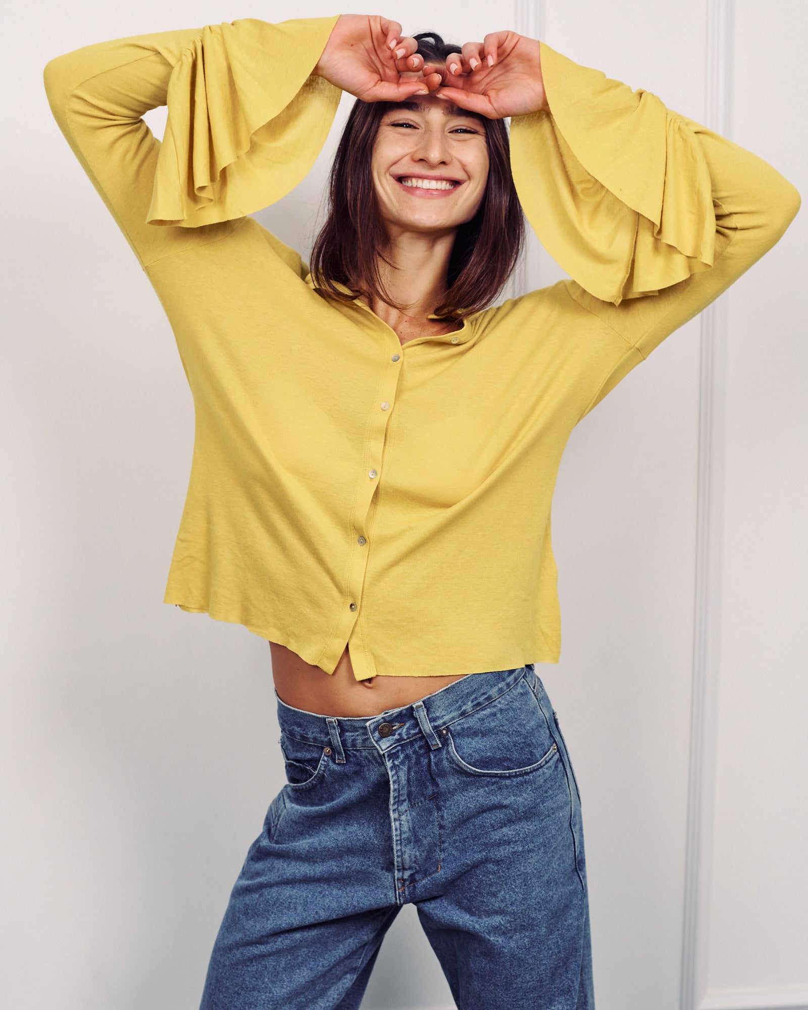 DIANA SHIRT MUSTARD