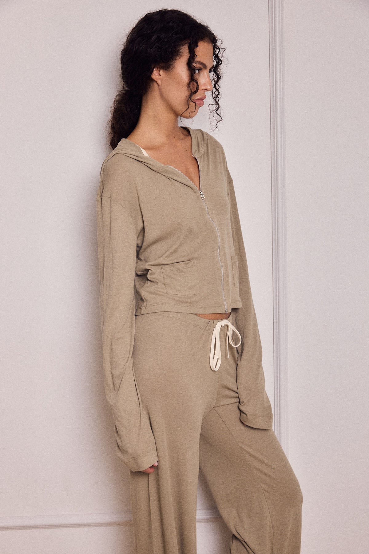 AUDREY CARDIGAN TAUPE