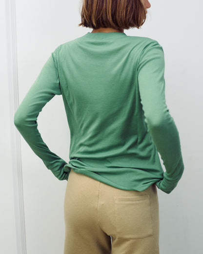 MILA TEE SMOKY GREEN
