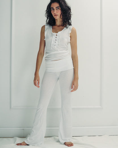 DENON PANTS WHITE