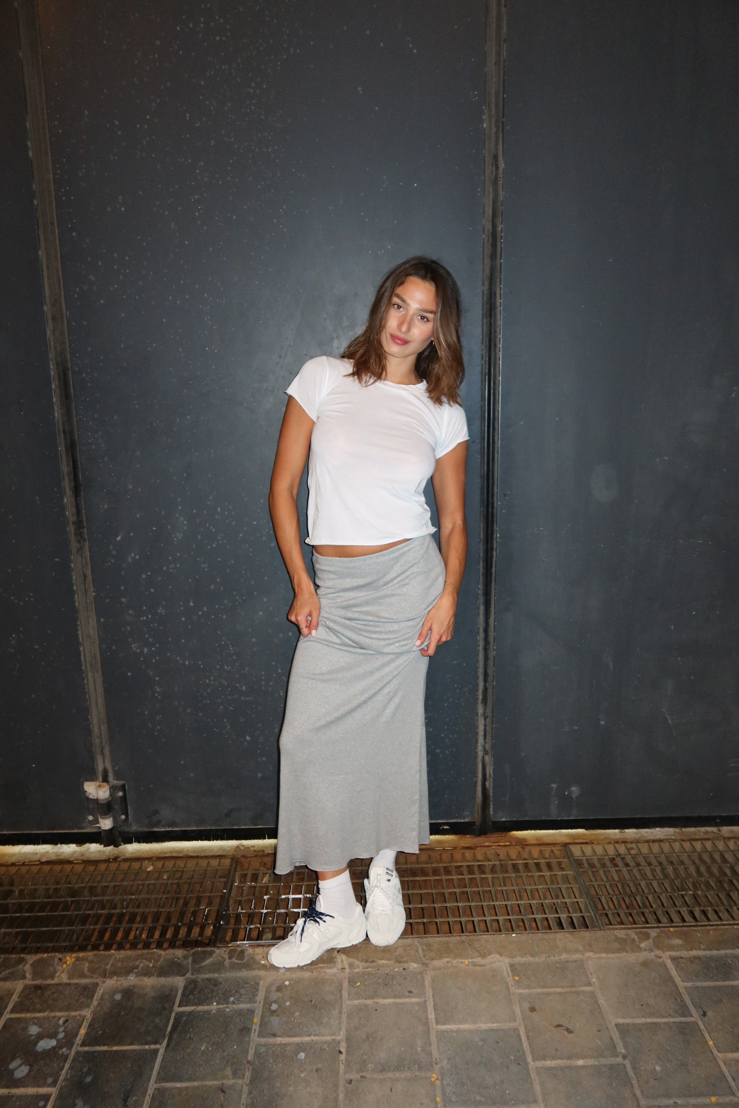 LUCIA SKIRT AMERICAN GREY