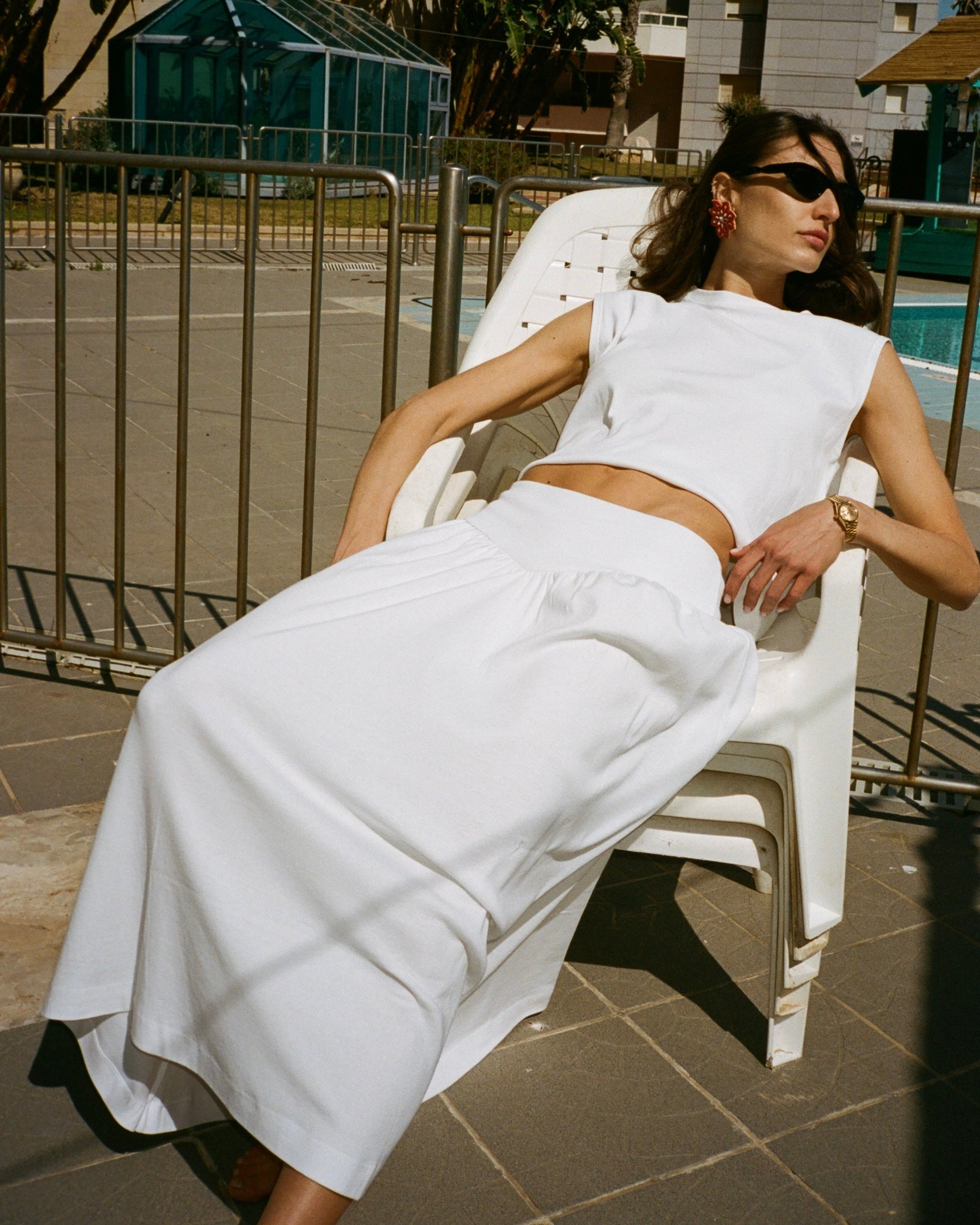 DONNA SKIRT WHITE