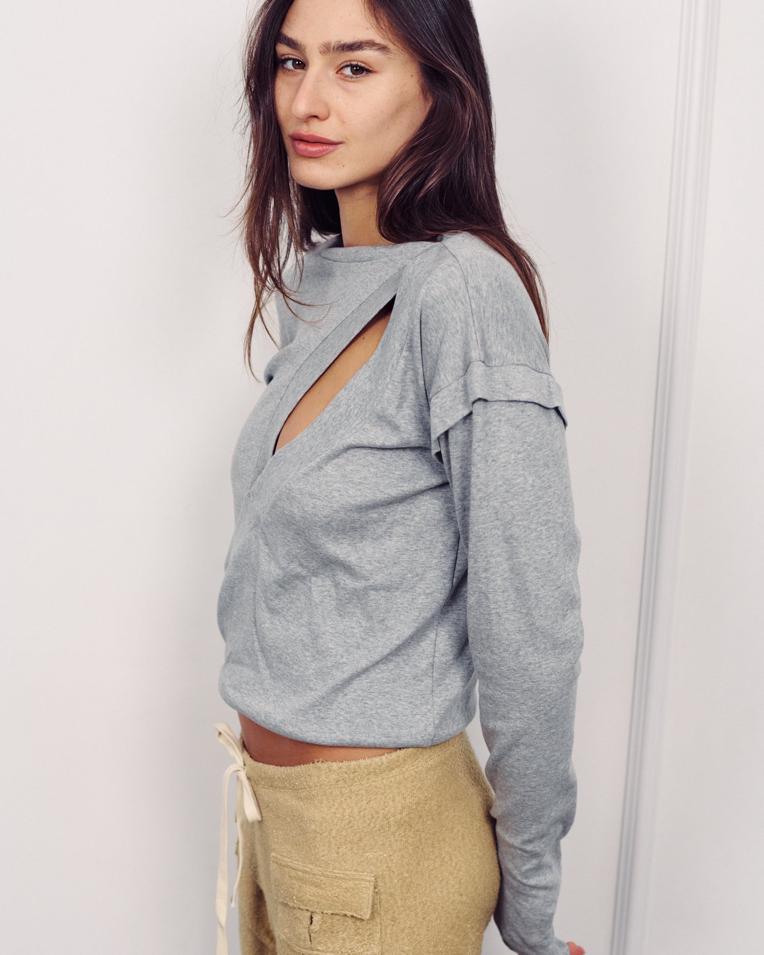 ISABEL AMERICAN GREY TOP