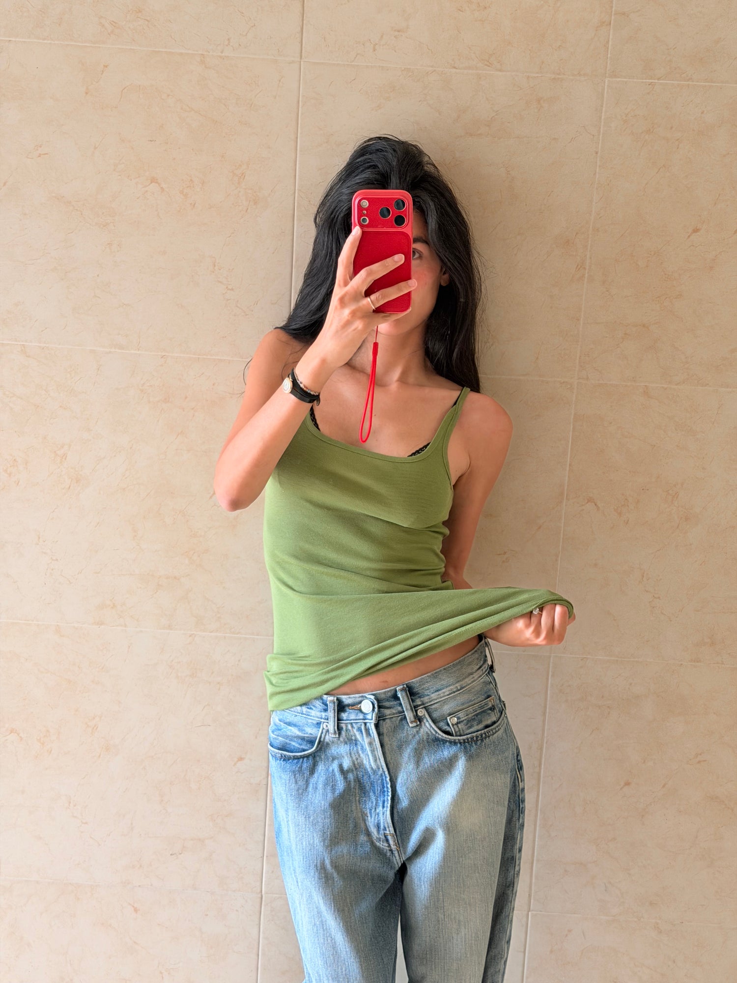 TONI TANK OLIVE