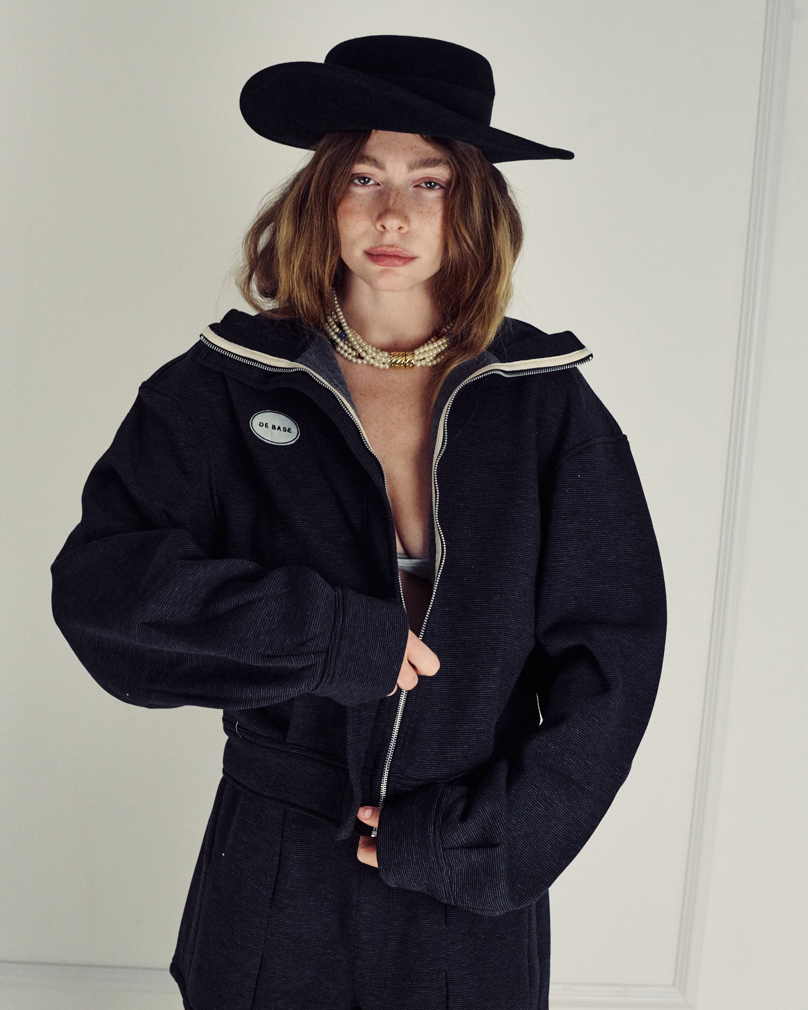 STEFF BLACK STRIPES JACKET