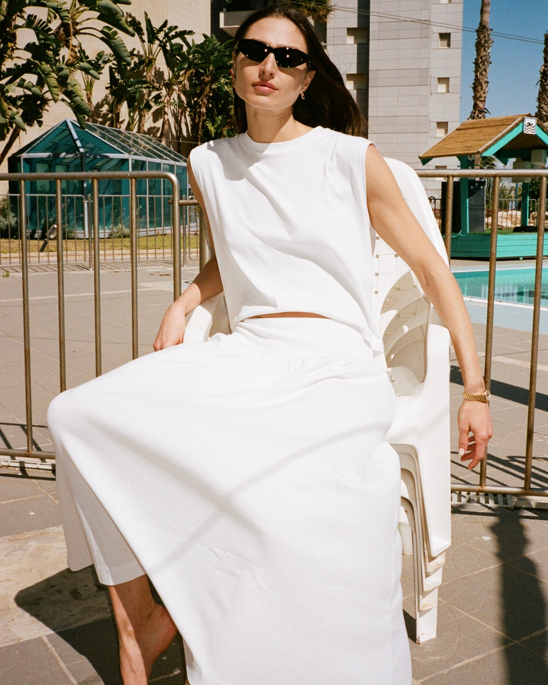 DONNA SKIRT WHITE