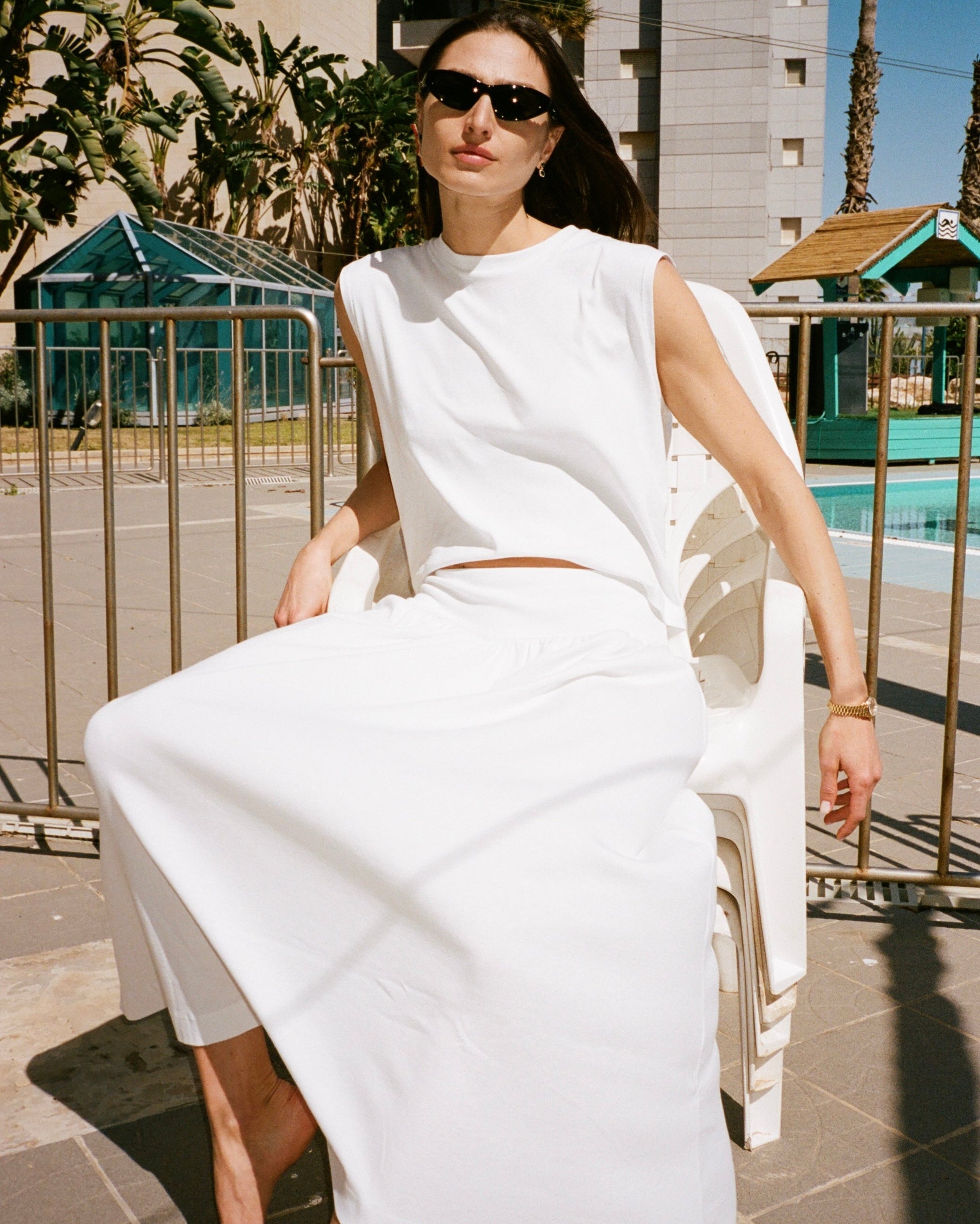 DONNA SKIRT WHITE