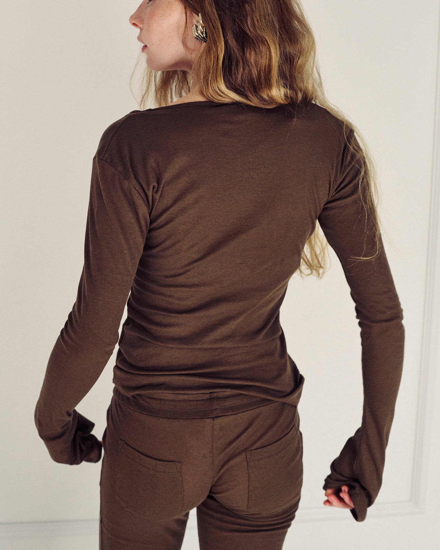 RAIN SMOKY BROWN SHIRT