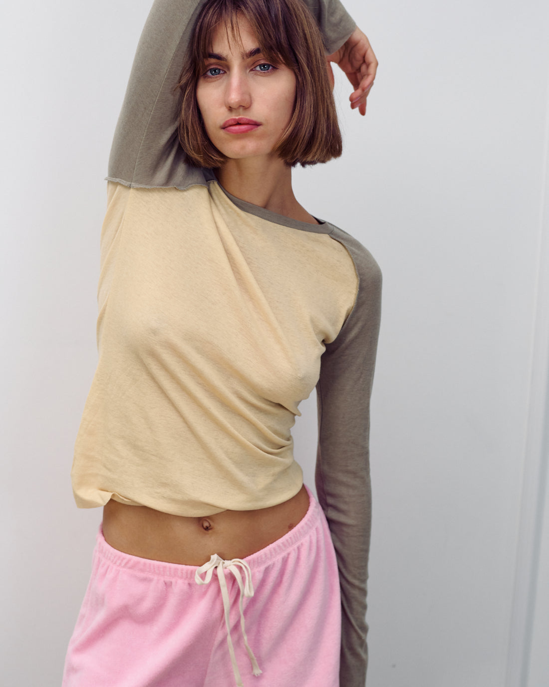 LIONA TEE BUTTER &amp; TAUPE