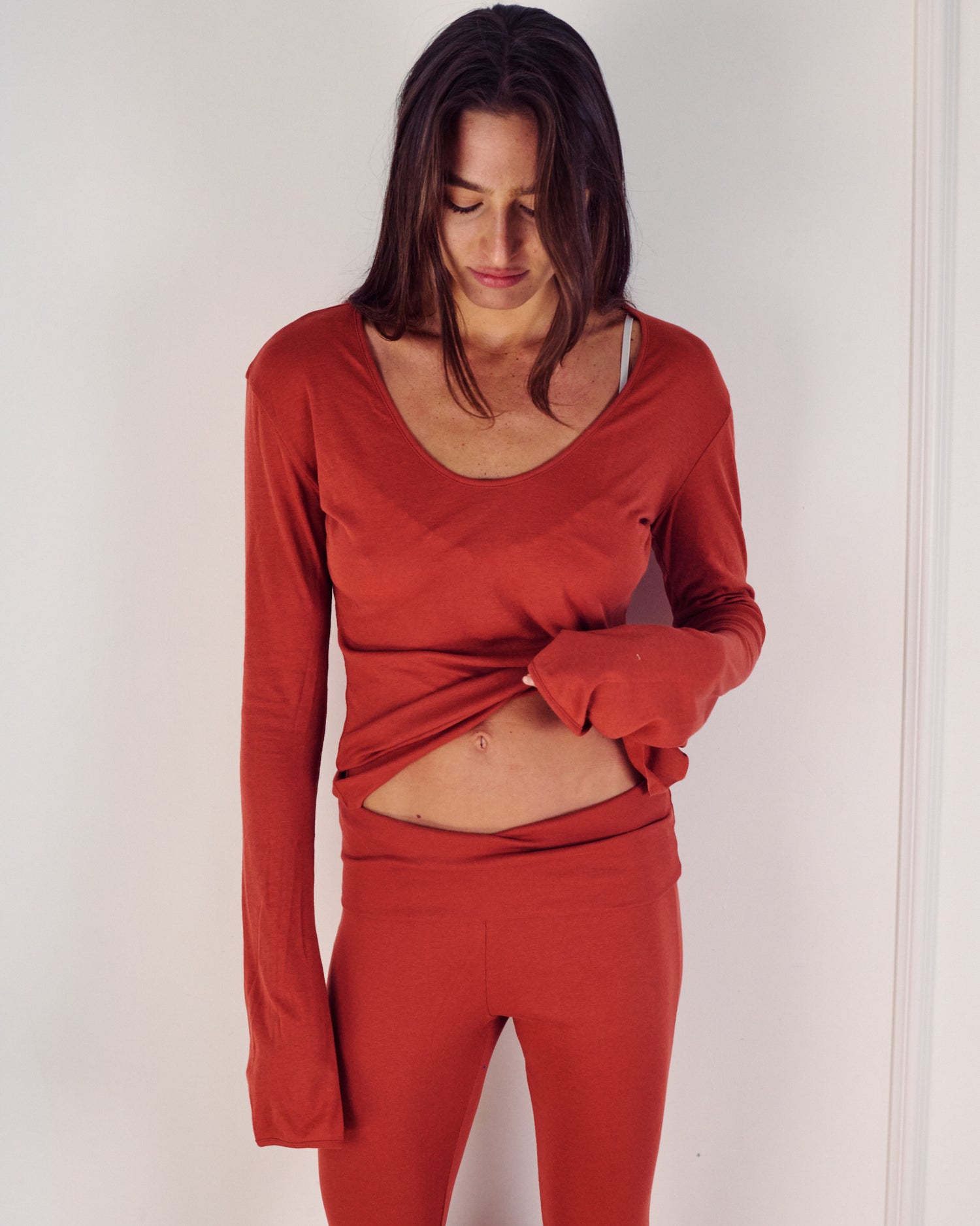 OLIVIA PANTS DESERT RED