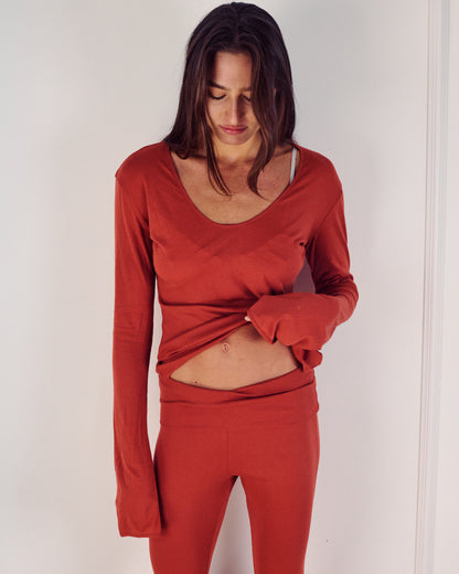 OLIVIA PANTS DESERT RED