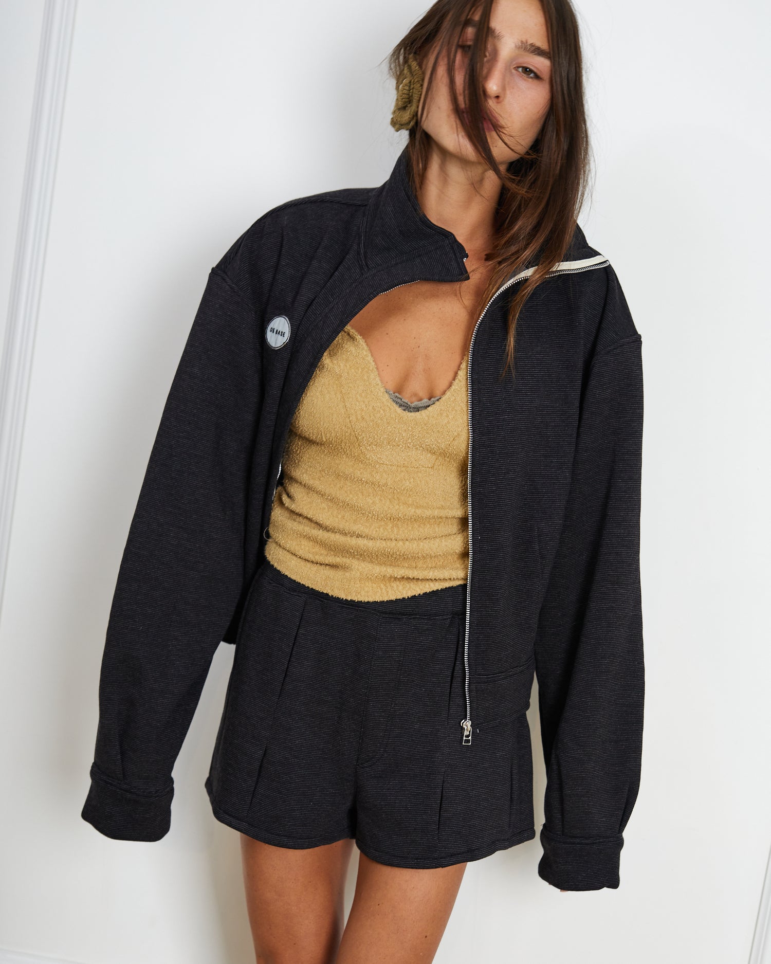 STEFF BLACK STRIPES JACKET