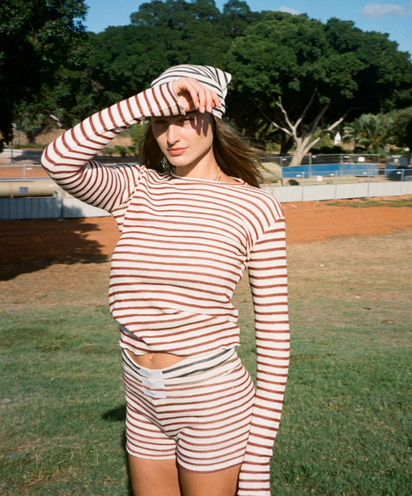 BRUNA RED STRIPES