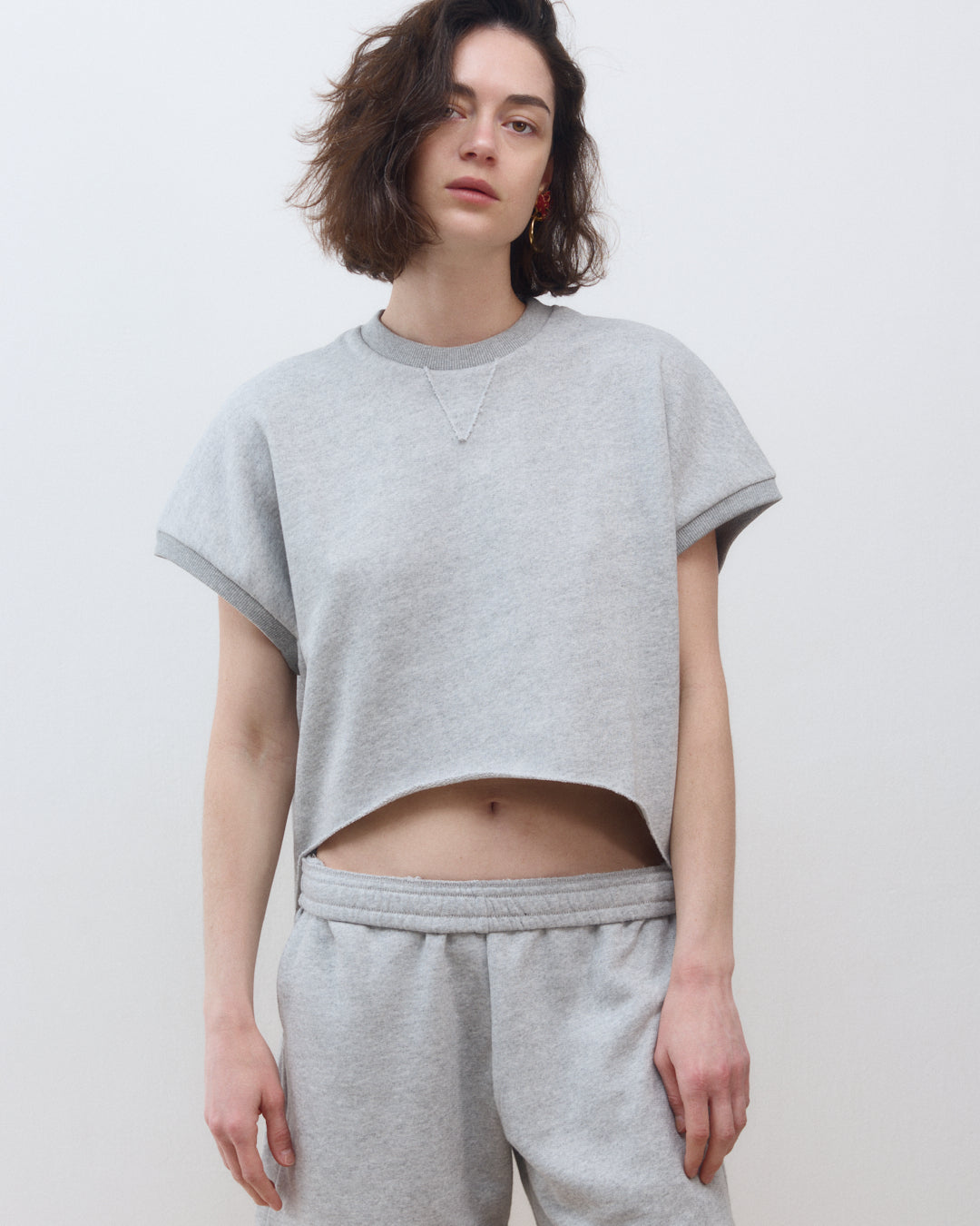 ROZA TOP AMERICAN GREY
