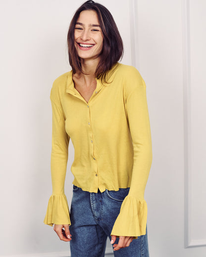 DIANA SHIRT MUSTARD