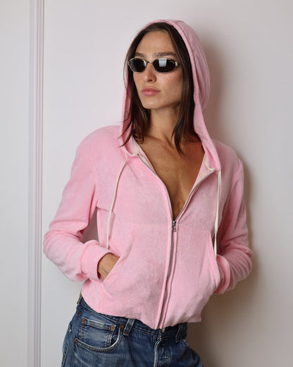 DANIEL ZIP UP BUBBLE GUM