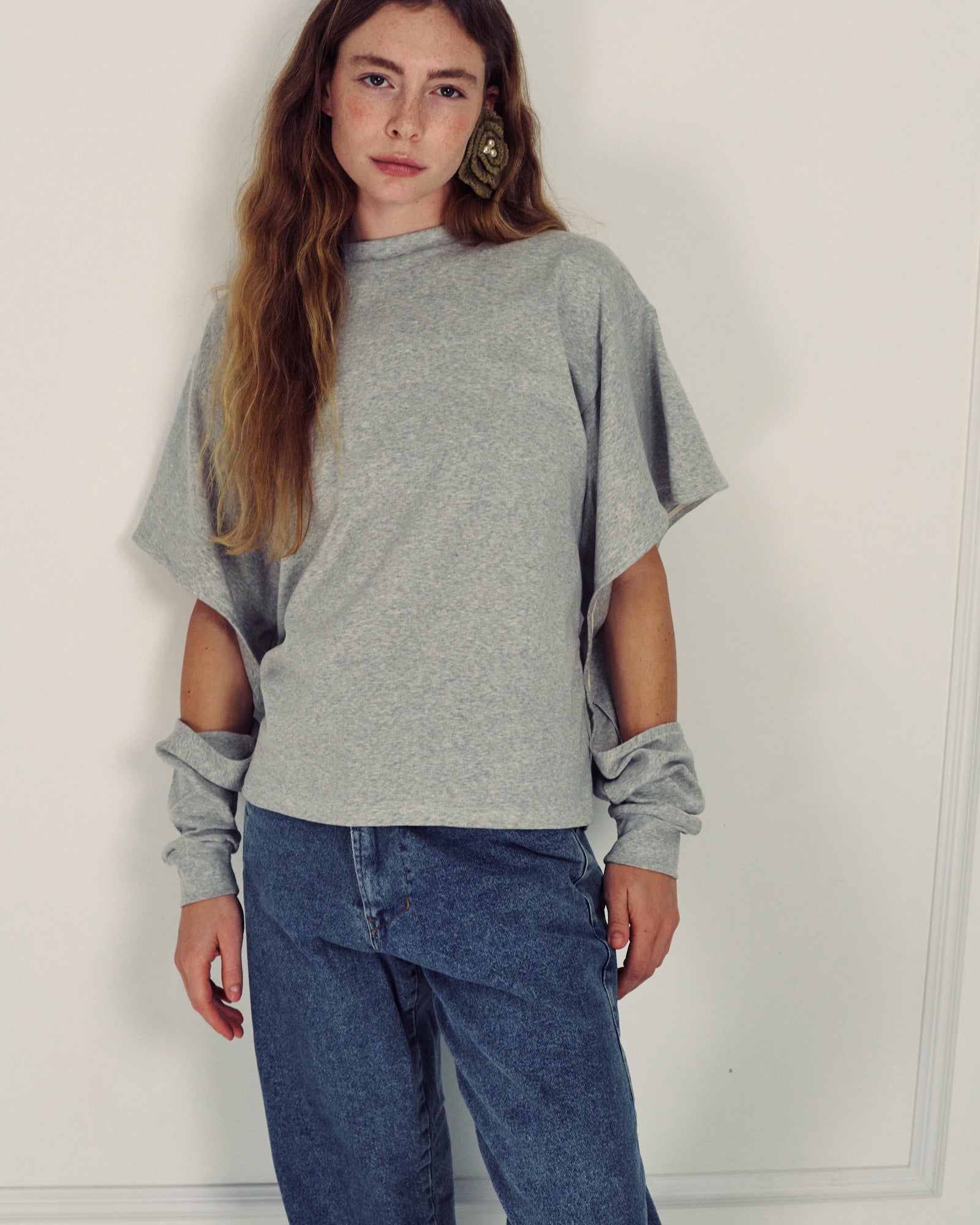 LUCA GREY TOP