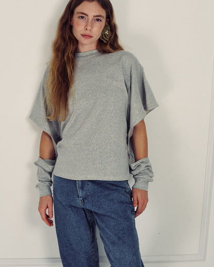 LUCA GREY TOP