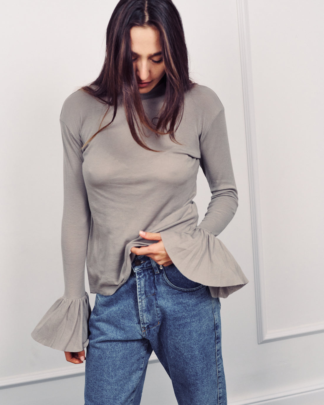 YVES CHELSEA GREY SHIRT