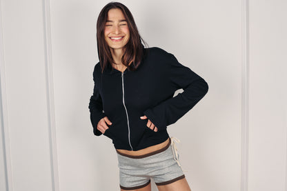 LEON SHORTS CLOUD GREY