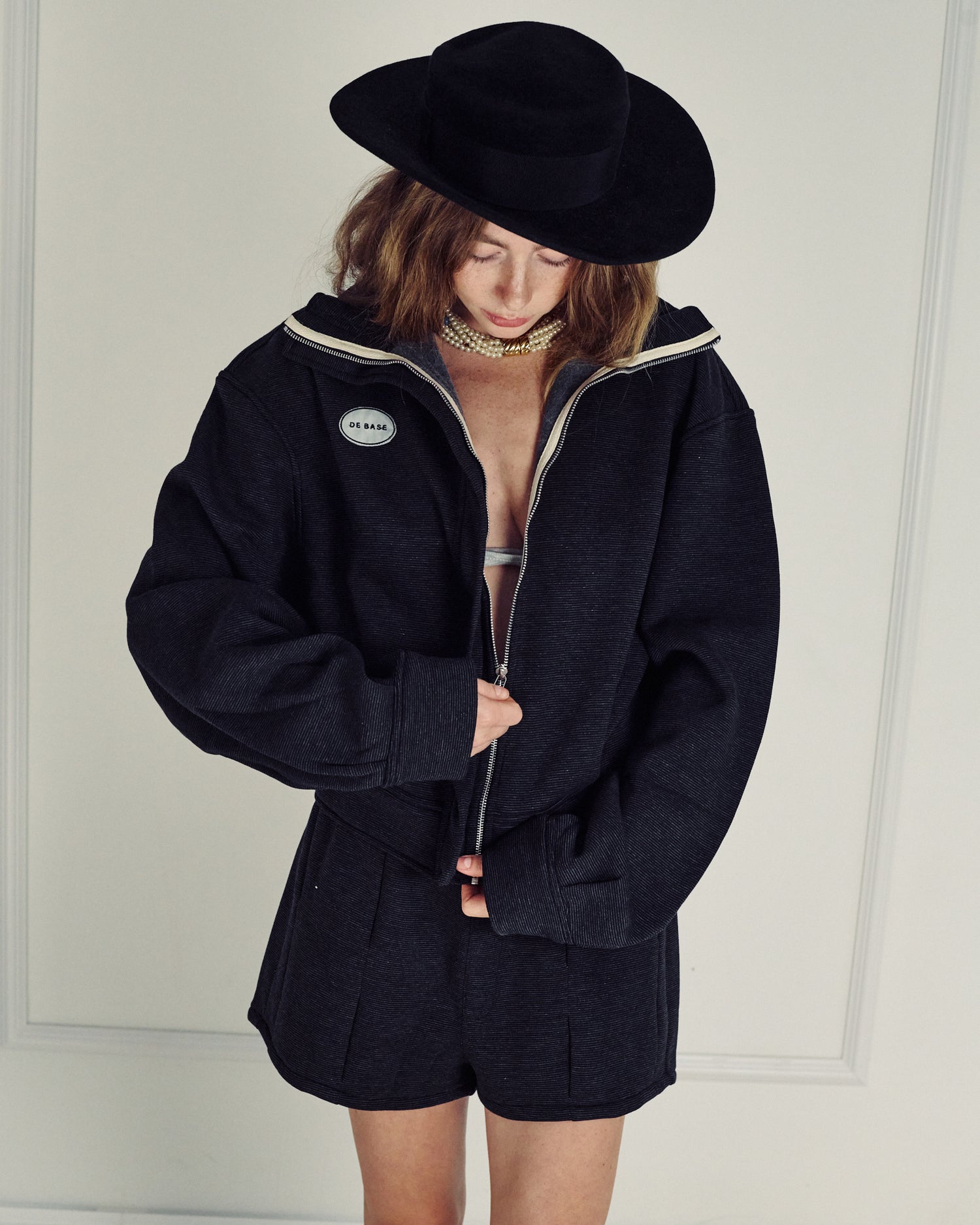 STEFF BLACK STRIPES JACKET