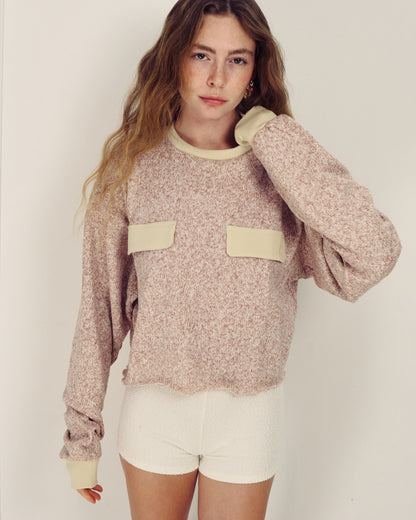 CERA CREAMY RED SWEATER