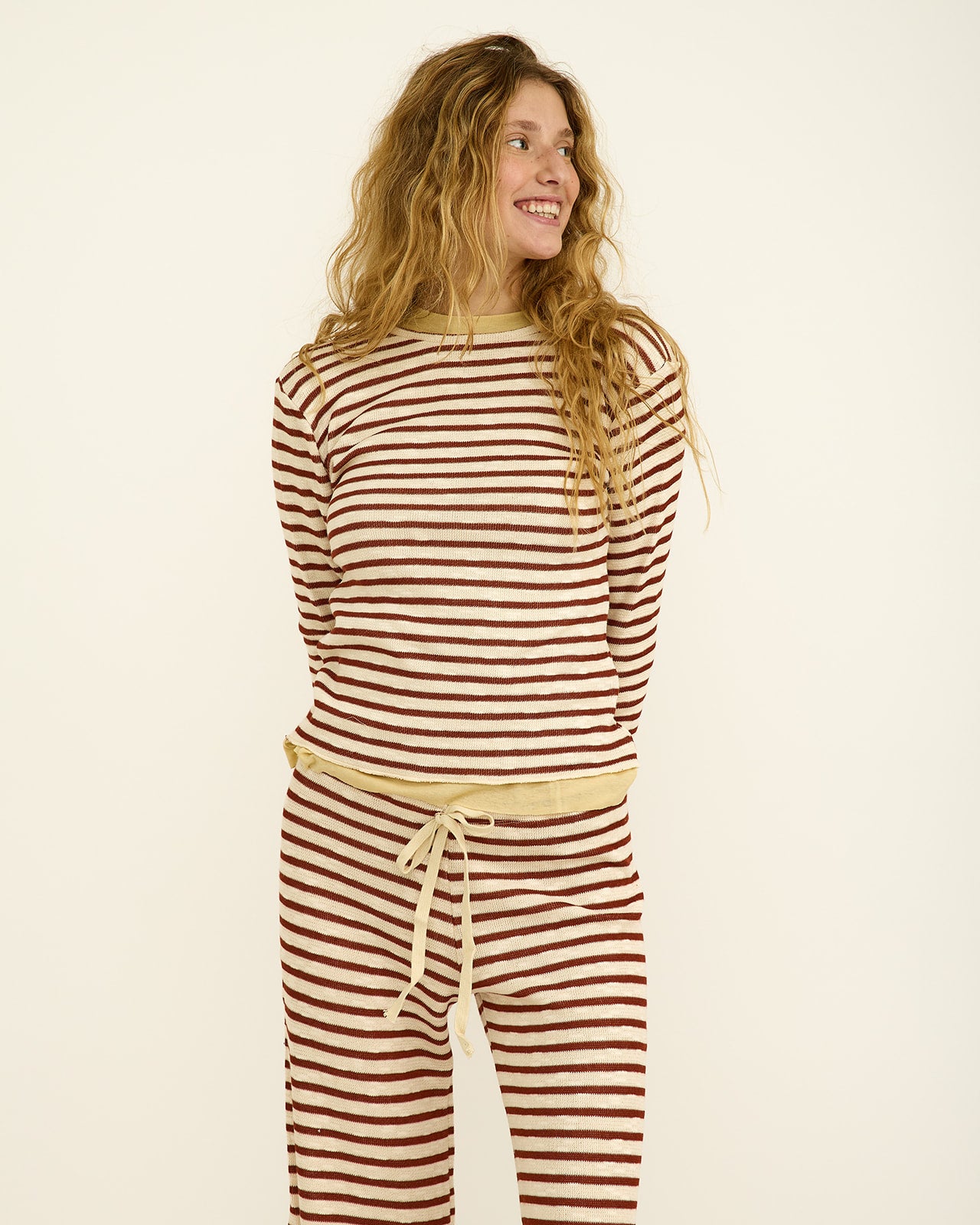 BALI PANTS RED STRIPES