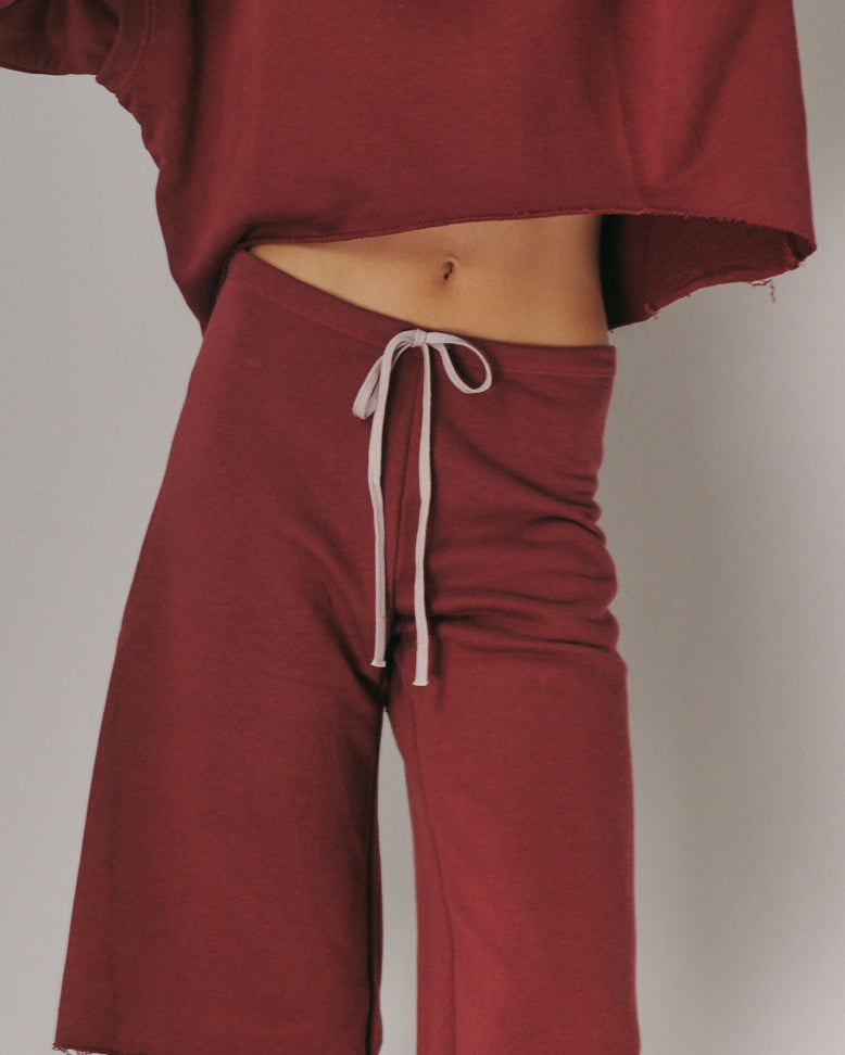 BOBO PANTS BURGUNDY