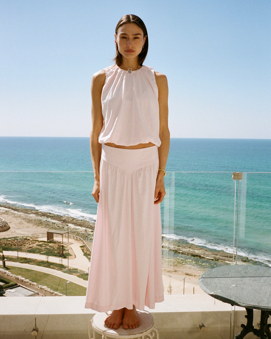 DONNA SKIRT BABY PINK