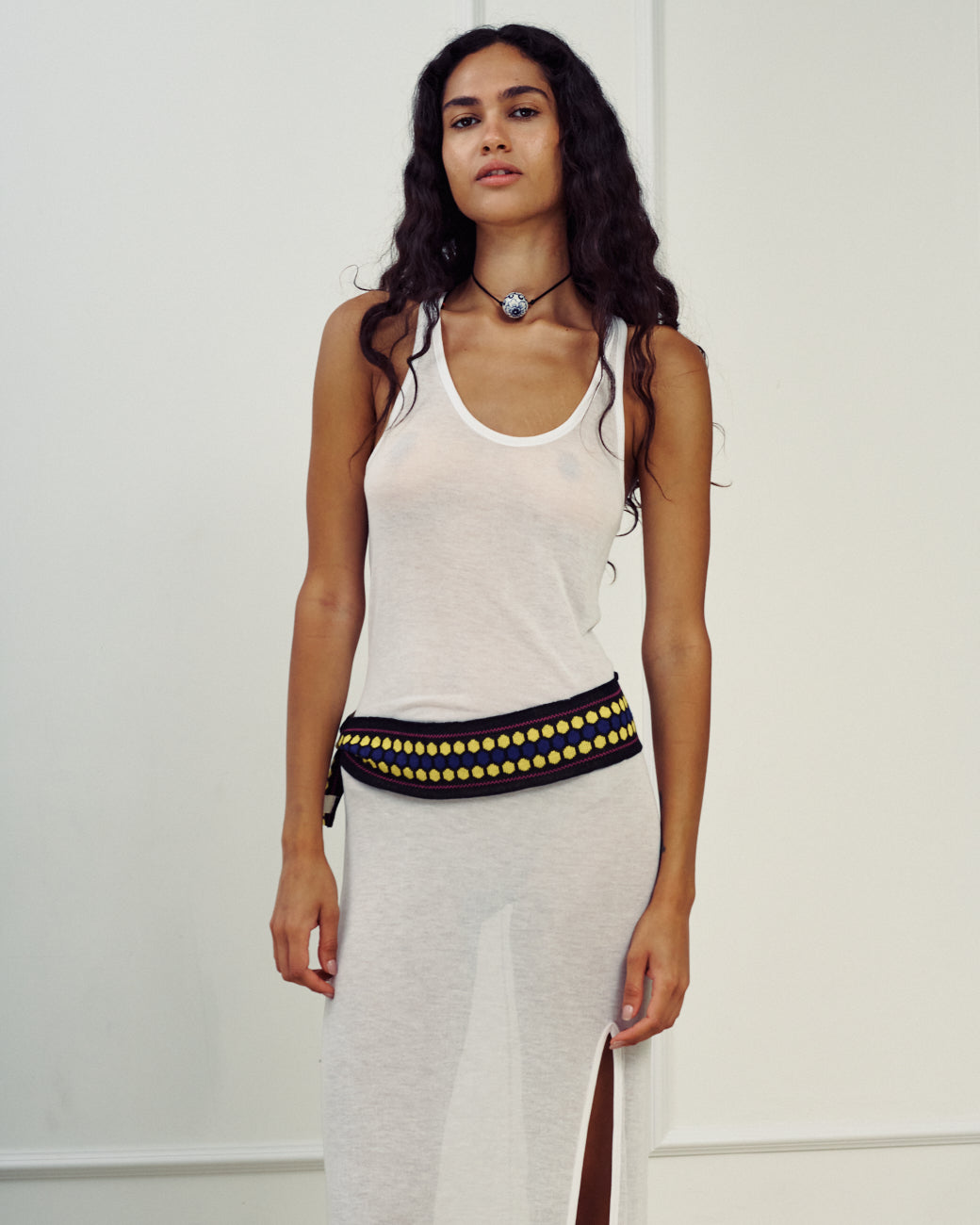 ANTONA WHITE KNIT DRESS