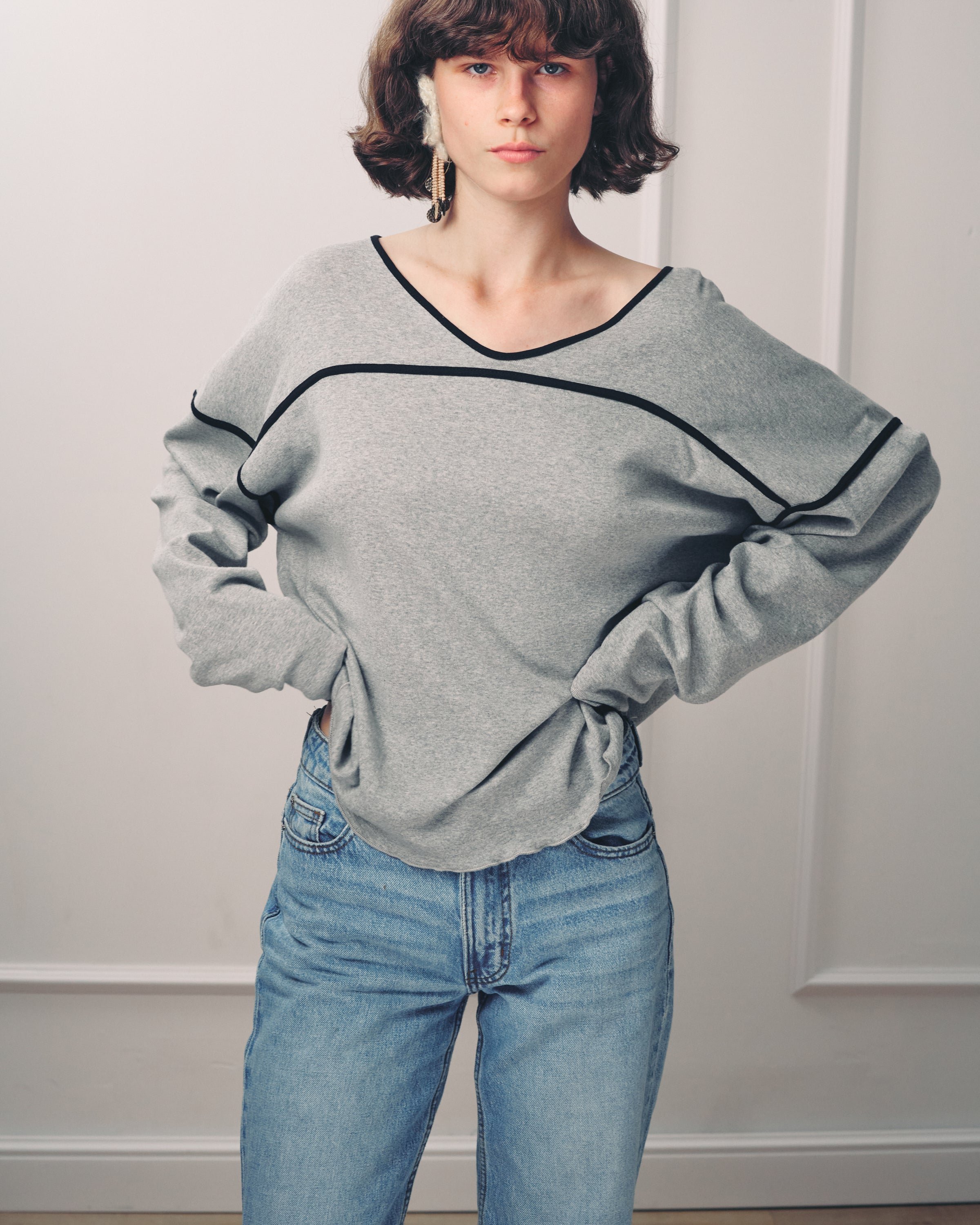 LUCKY SHIRT AMERICAN GREY