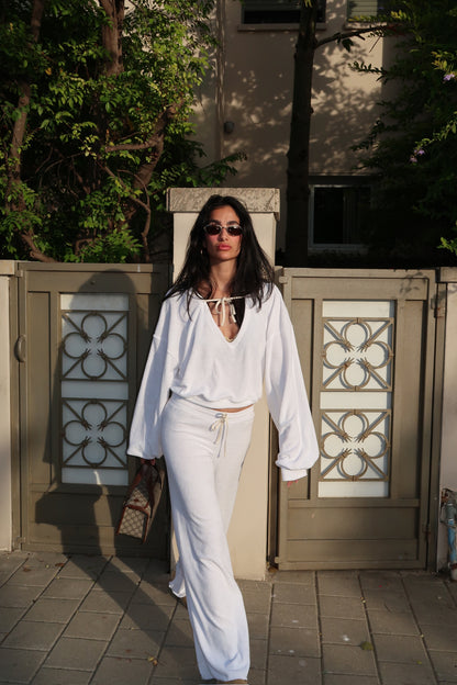 LEA PANTS WHITE