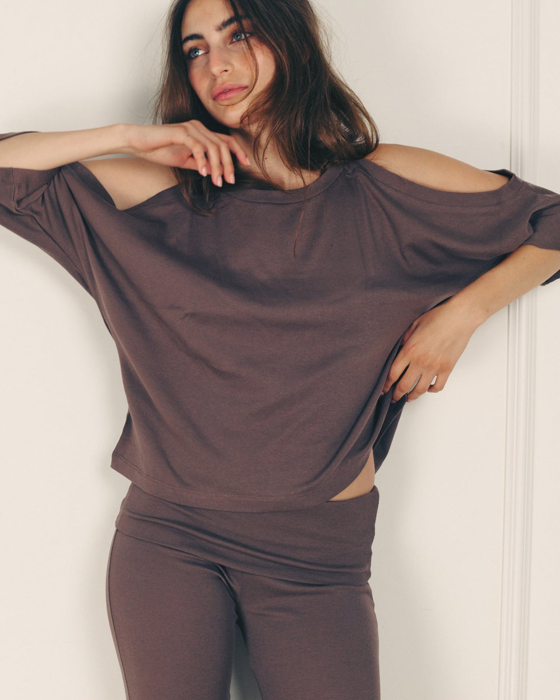 ULLA SMOKY BROWN SHIRT