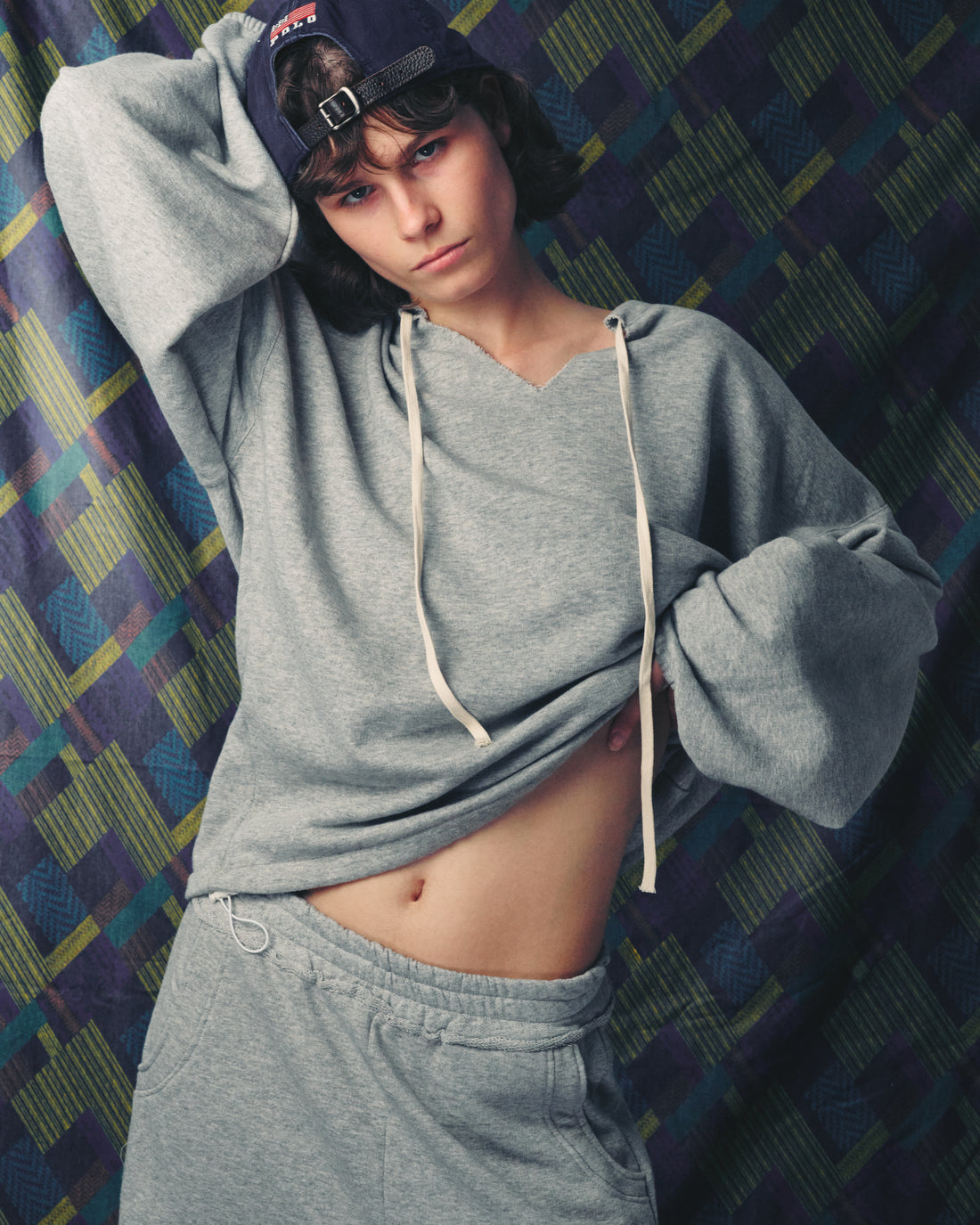 BROOCK	AMERICAN GREY HOODIE