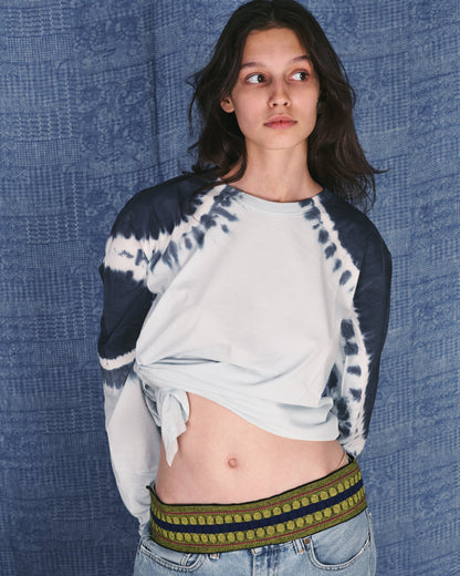 ANNE BLUE TIE DYE SHIRT