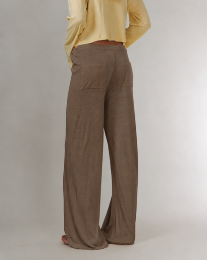 RUTH PANTS SMOKY BROWN