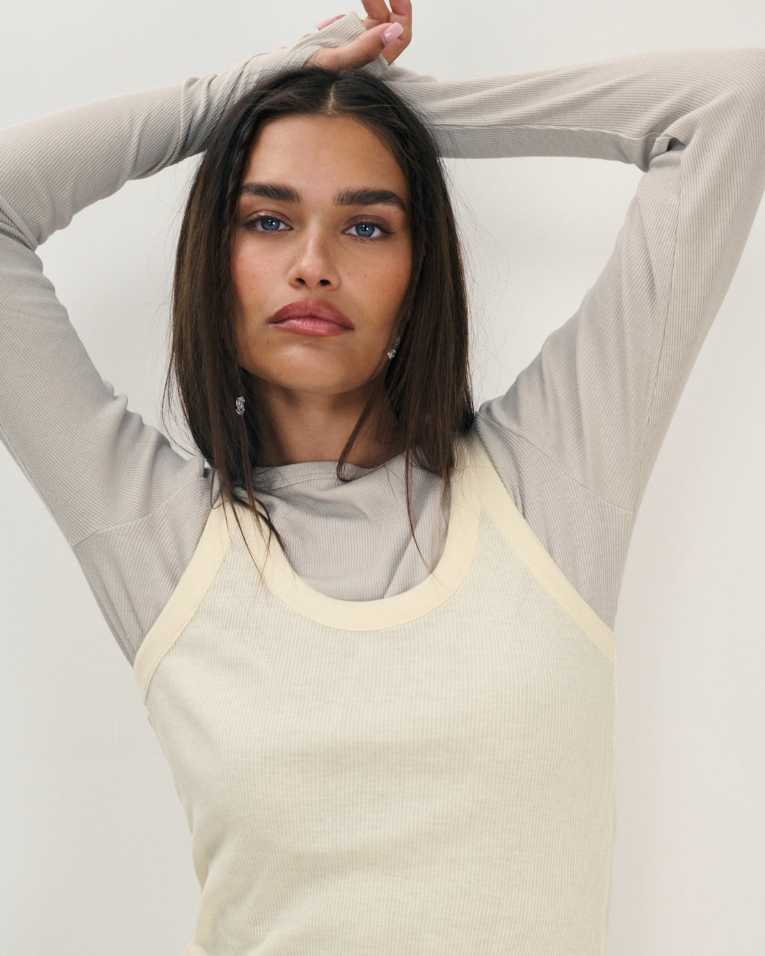 OLI RIB TEE OYSTER