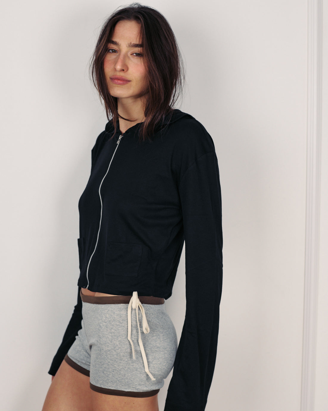 LEON SHORTS CLOUD GREY