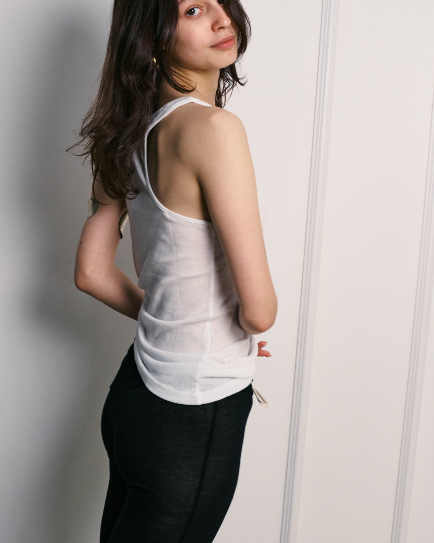 LOREN TANK  WHITE