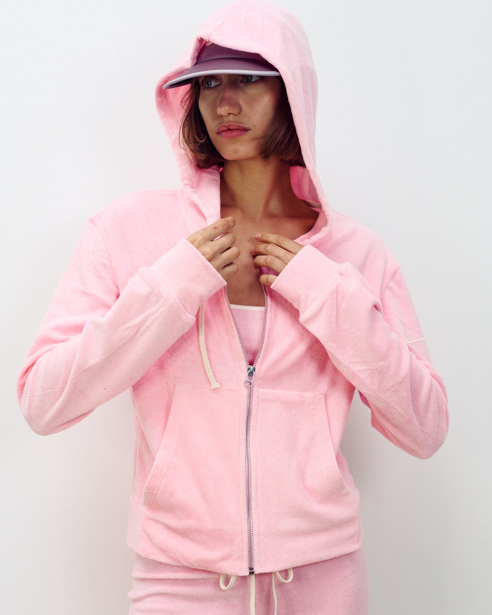 DANIEL ZIP UP BUBBLE GUM