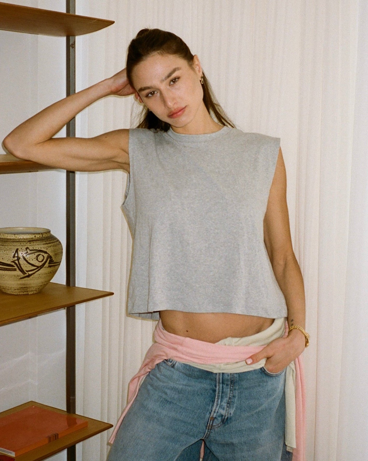 LIA TANK CLOUD GREY