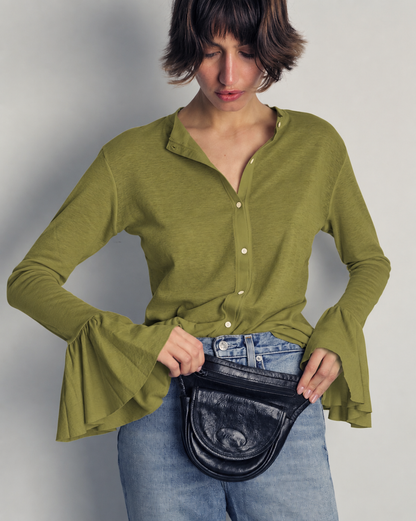 DIANA SHIRT PALE OLIVE