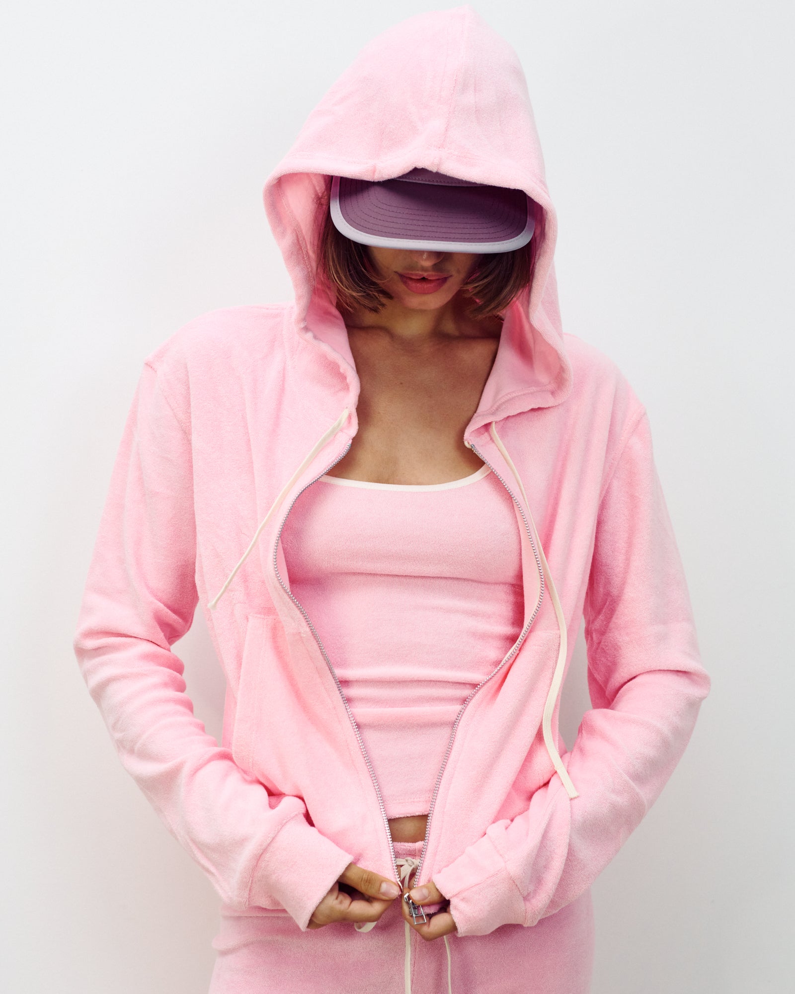 DANIEL ZIP UP BUBBLE GUM