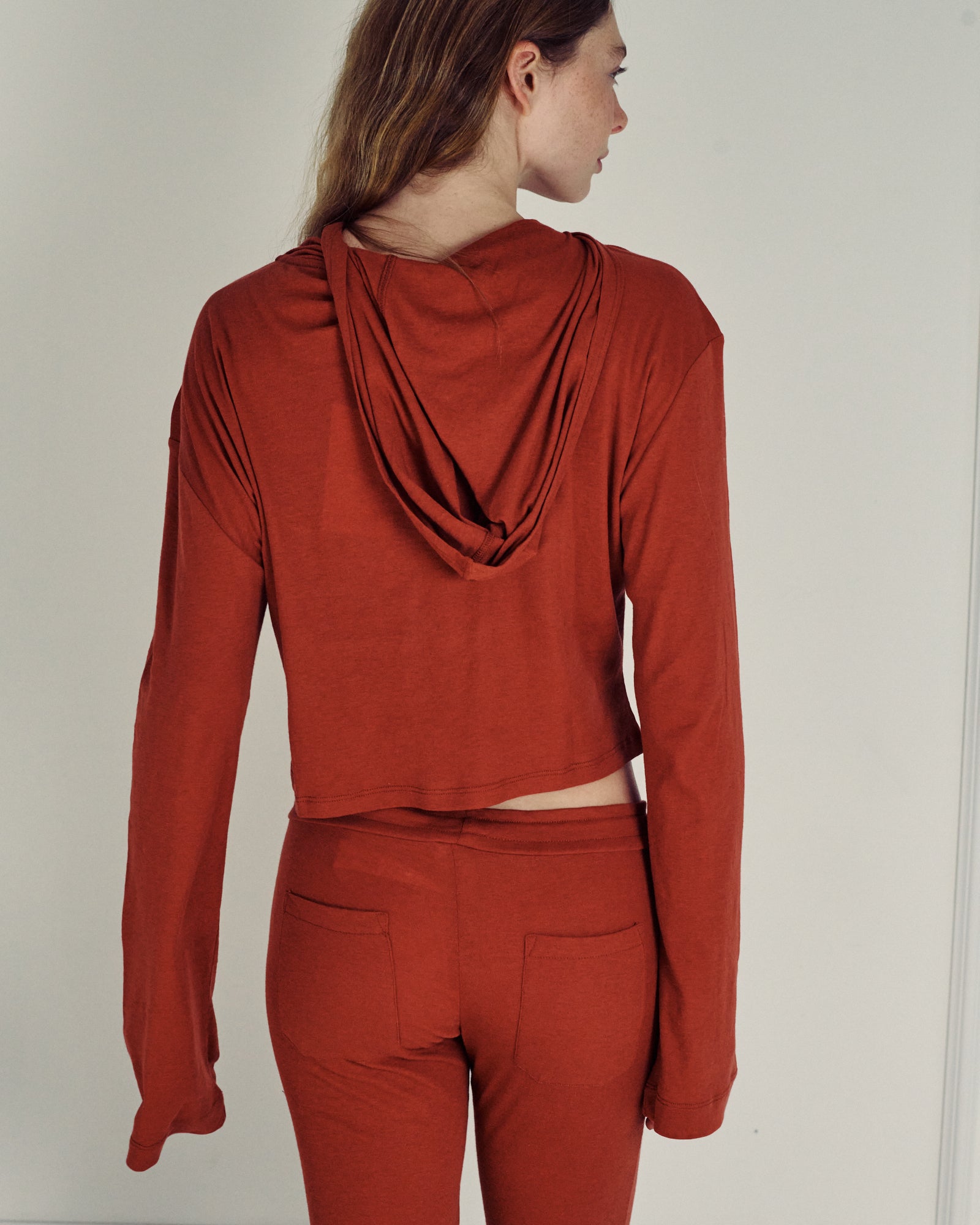 AUDREY DESERT RED CARDIGAN