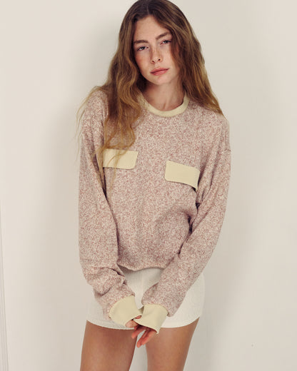 CERA CREAMY RED SWEATER
