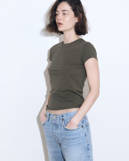 DANI TEE OLIVE GREEN