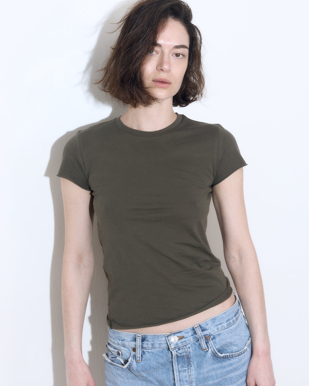 DANI TEE OLIVE GREEN